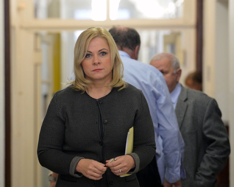 Jana Nečasová, dříve Nagyová. Jana Nečasová, dříve Nagyová.