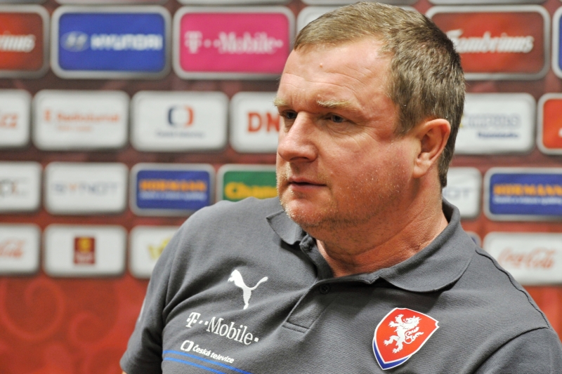 Trenér Pavel Vrba.