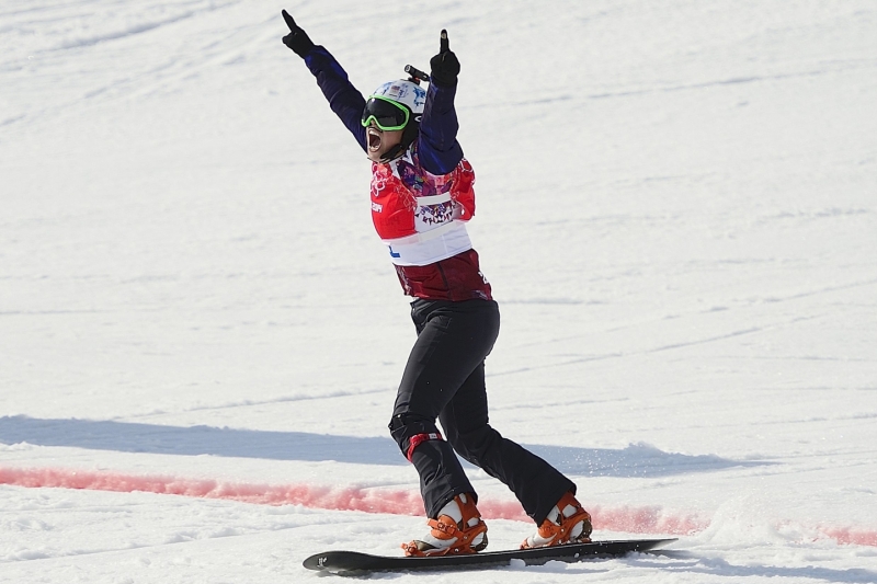 Olympijská vítězka ve snowboardcrossu Eva Samková.