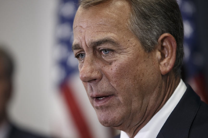 Republikánský předseda Sněmovny reprezentantů John Boehner.