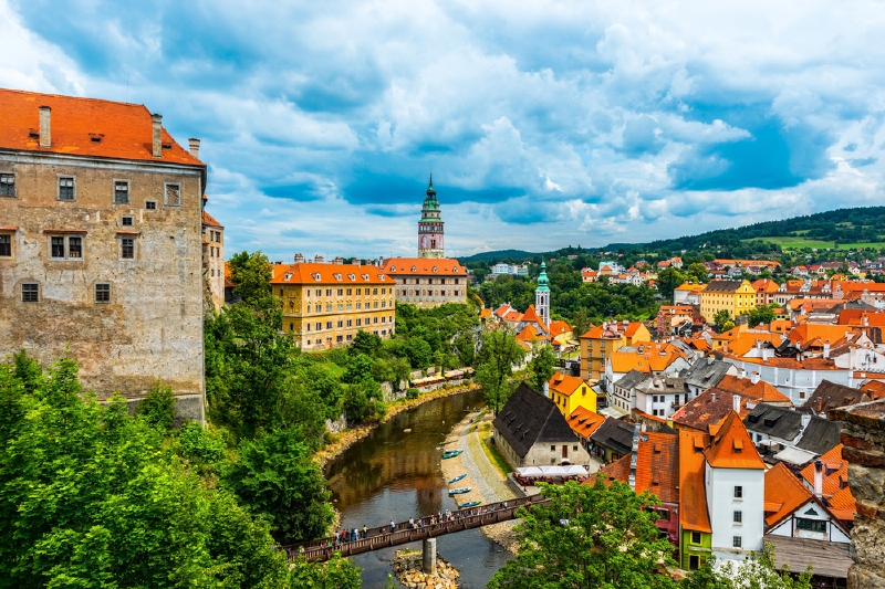 Český Krumlov je oblíbeným místem pro dovolenou (ilustrační foto).
