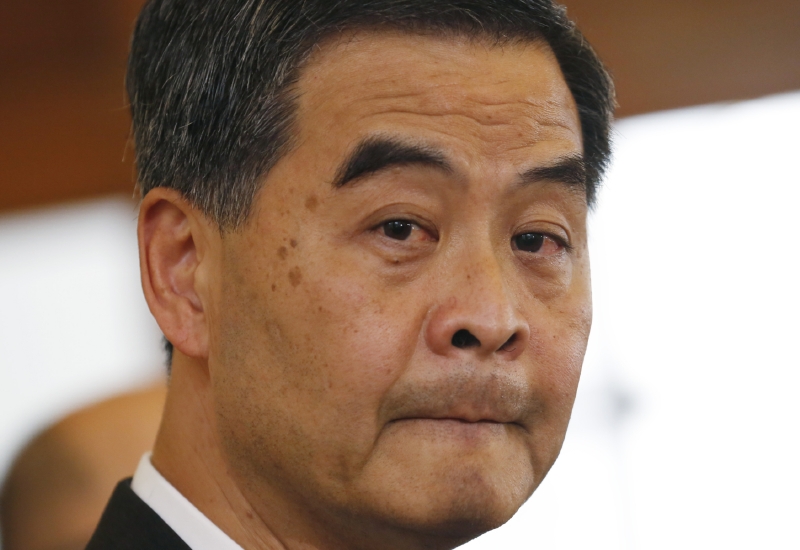 Hongkongský vůdce Leung Čchun-jing.