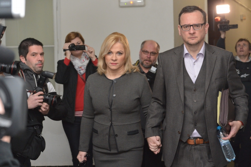 Jana Nečasová a Petr Nečas.