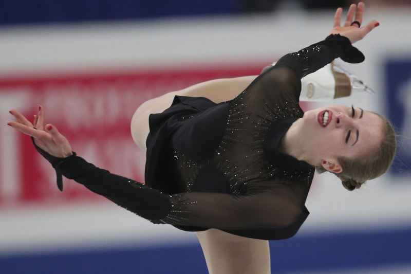 Italská krasobruslařka Carolina Kostnerová. 