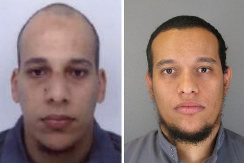 Atentátníci na redakci Charlie Hebdo. Atentátníci na redakci Charlie Hebdo.