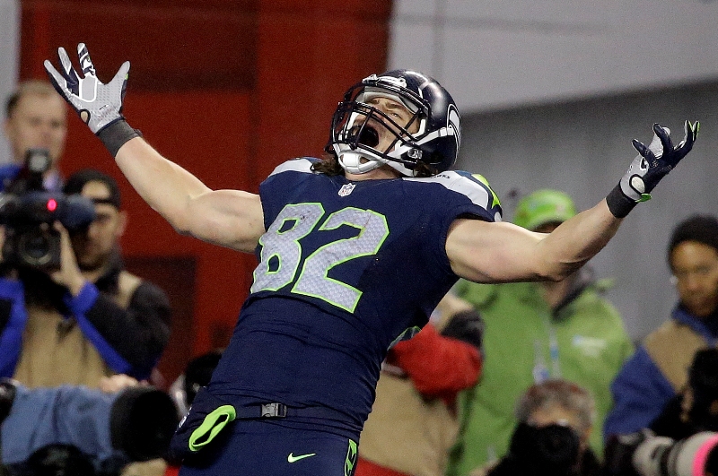 Luke Wilson ze Seattlu Seahawks.