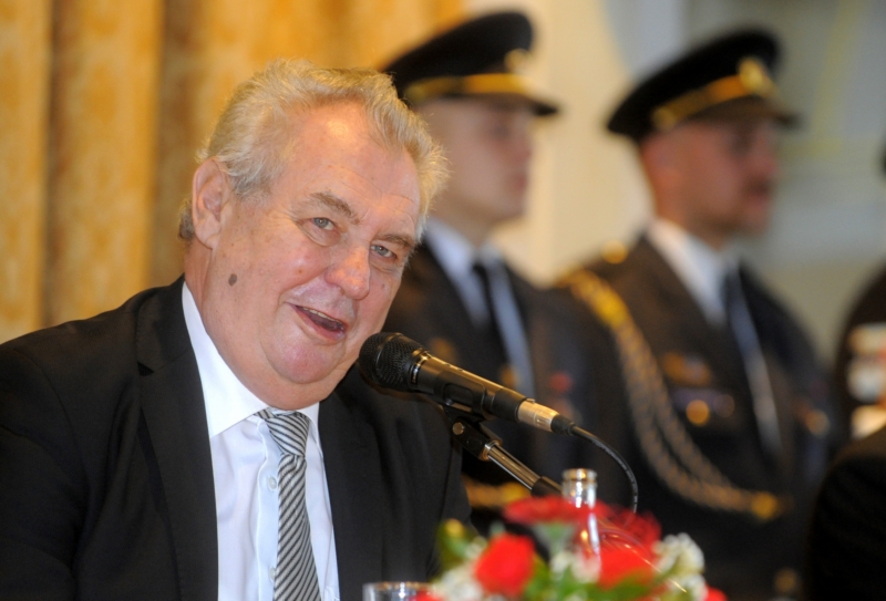 Prezident Miloš Zeman.
