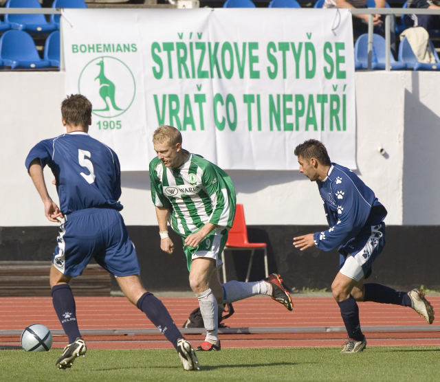 Momentka ze zápasu střížkovských Bohemians.