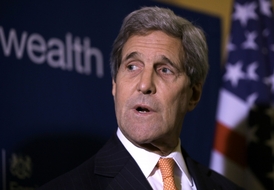 Ministr zahraničí Spojených států John Kerry.