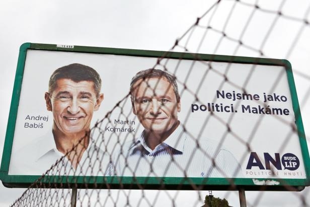 Kampaň politického hnutí ANO.