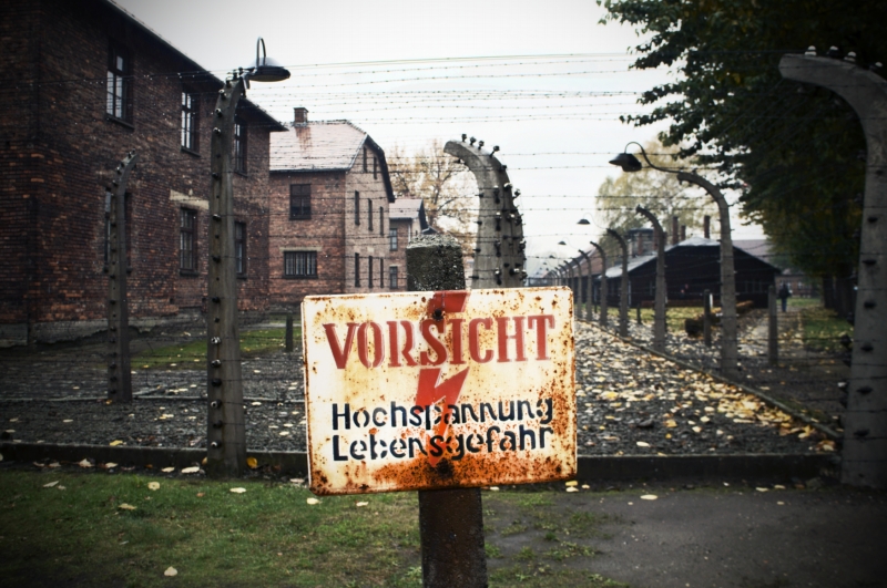 Bývalý nacistický koncentrační tábor Osvětim (polsky Oswiecim, německy Auschwitz). 