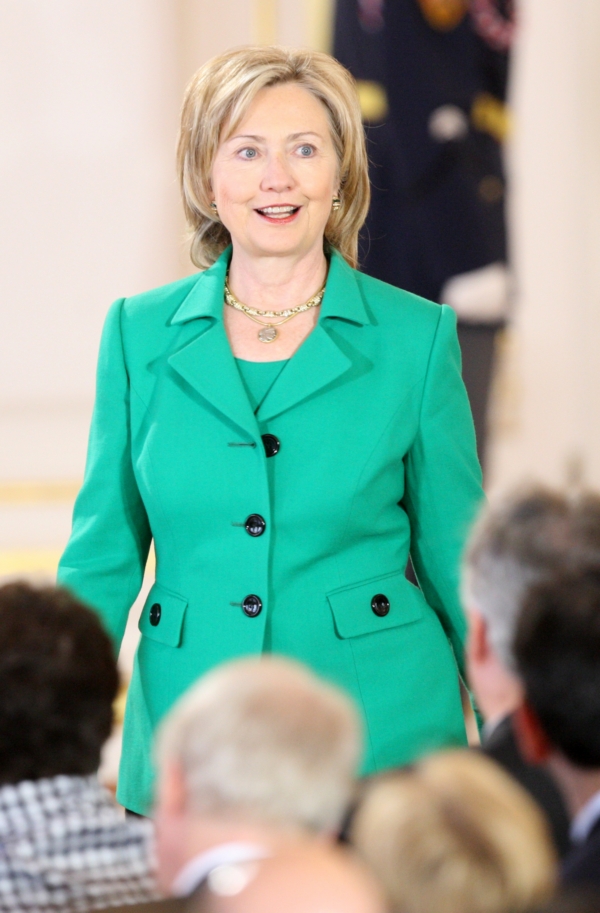 Hillary Clintonová.