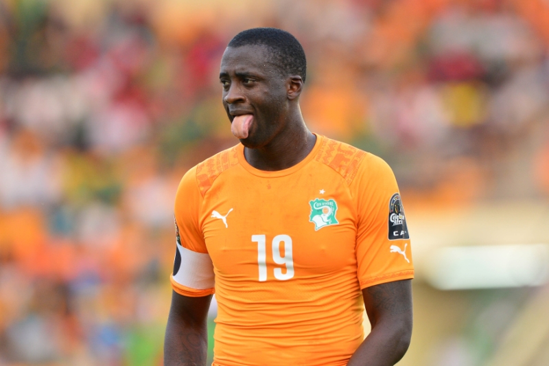 Yaya Touré v akci. 