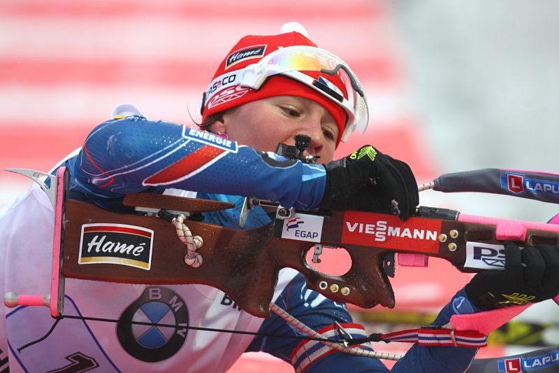 České biatlonistky sice nevyhrály potřetí za sebou štafetu Světového poháru, ale stupně vítězů neopustily.