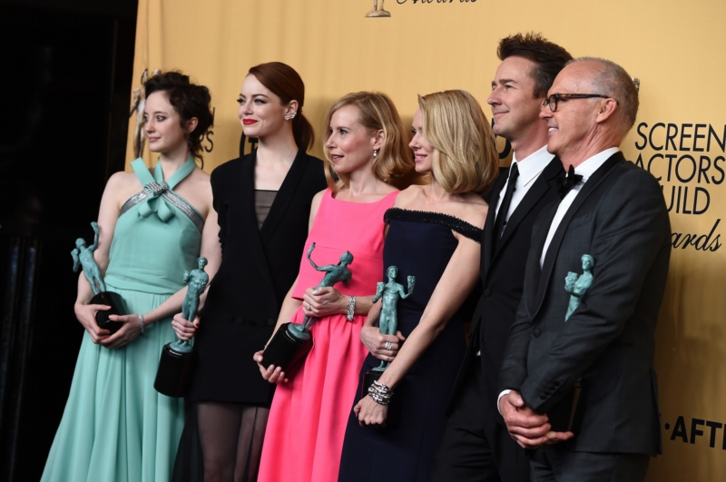 Herci za své výkony ve filmu Birdman byli náležitě oceněni.