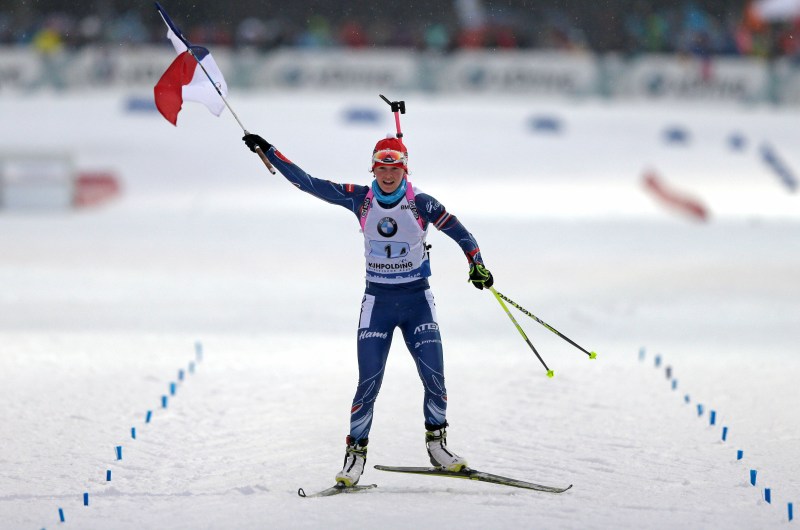 Veronika Vítková dovezla českou štafetu na druhém místě.