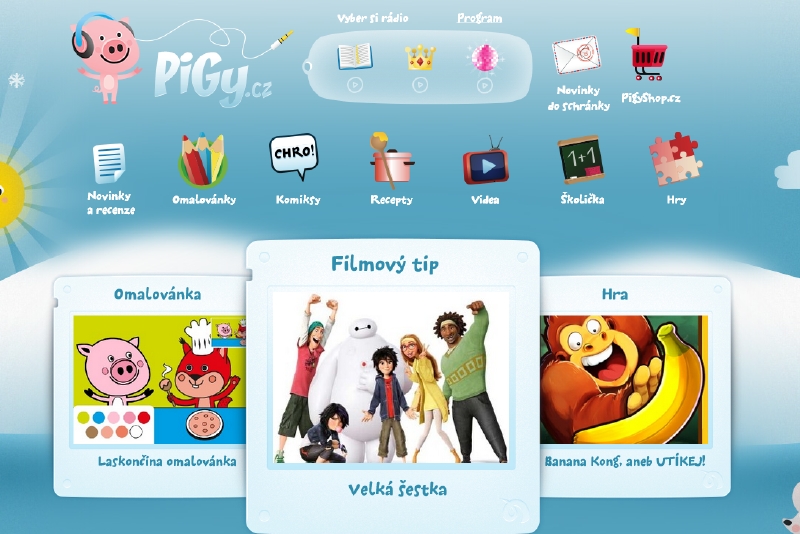 Rádio Pigy zatím fungovalo pouze na webu.