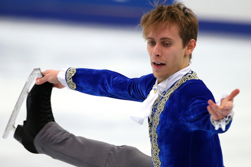 Krasobruslař Michal Březina.