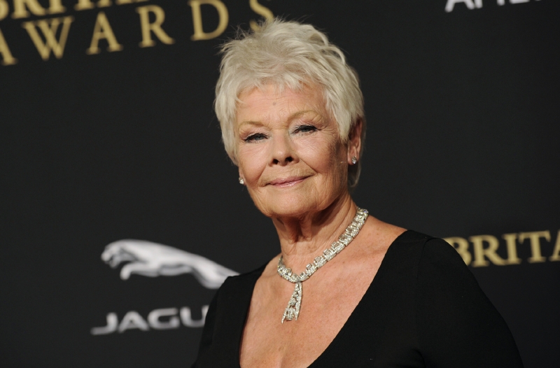 Britská herečka Judi Dench.