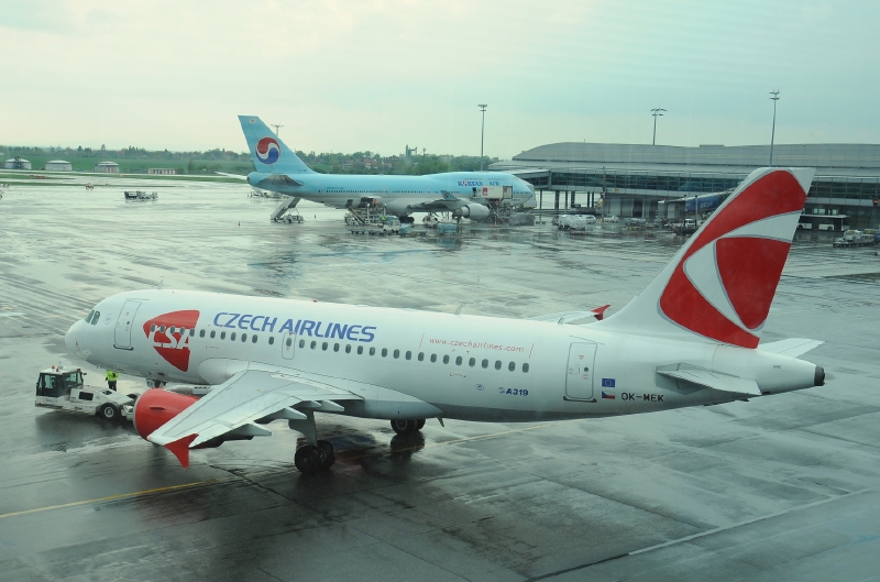 Letadlo Czech airlines Airbus A319.