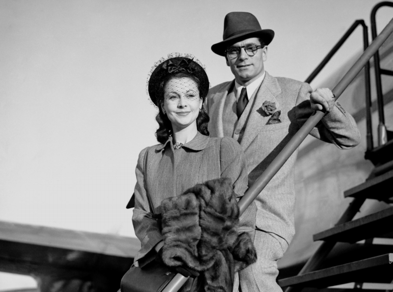 Vivien Leighová a Laurence Olivier. Vivien Leighová a Laurence Olivier.