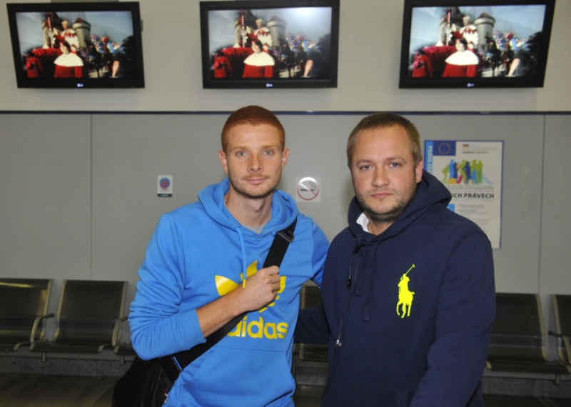 Jiří Müller (vpravo) s Marcelem Gecovem.