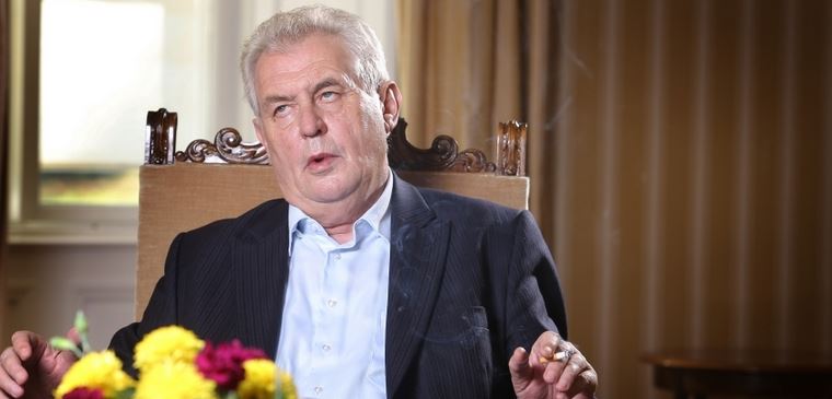 Prezident Miloš Zeman.