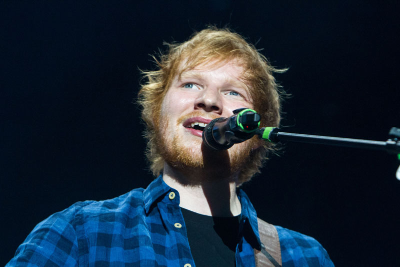 Ed Sheeran je skromný.