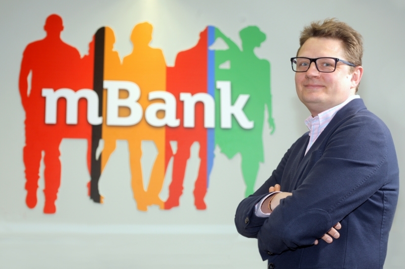 Pawel Kucharski je od ledna novým šéfem mBank, největší z malých bank na trhu.