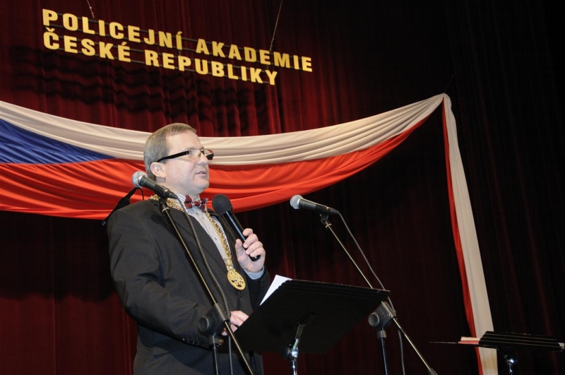 Rektor Policejní akademie Josef Salač.