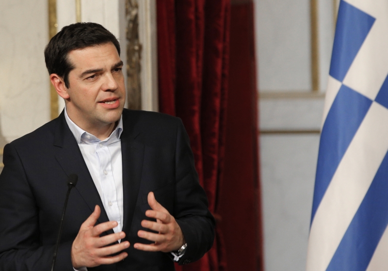 Řecký premiér Alexis Tsipras. Řecký premiér Alexis Tsipras.