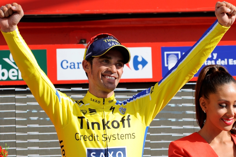 Španělský cyklista Alberto Contador.