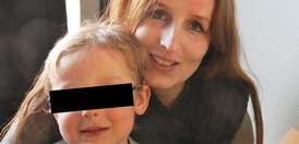 Eva Michaláková se synem.
