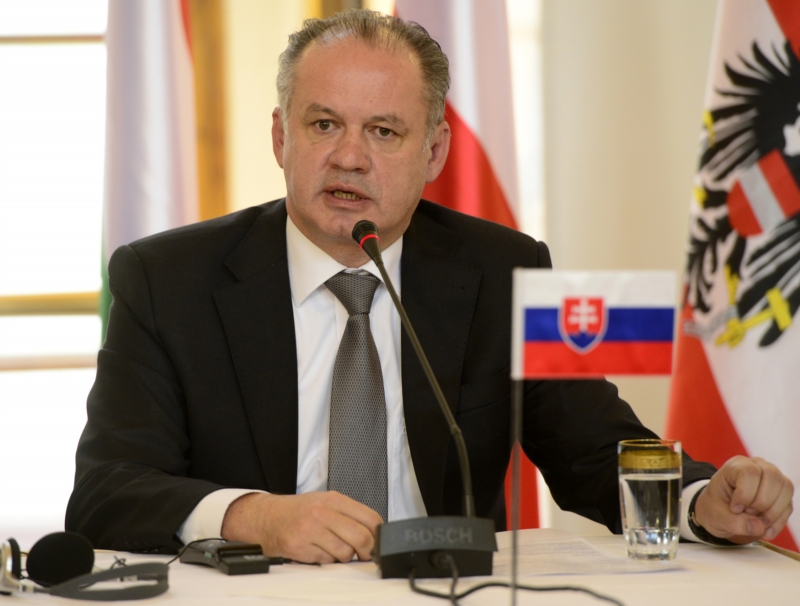 Slovenský prezident Andrej Kiska. Slovenský prezident Andrej Kiska.