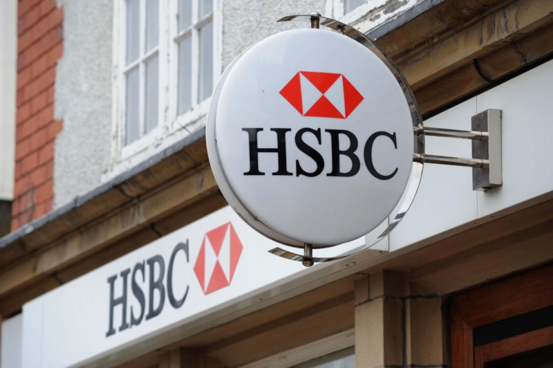 pobočka HSBC banky.