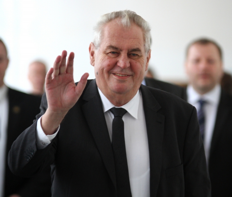 Prezident Miloš Zeman.