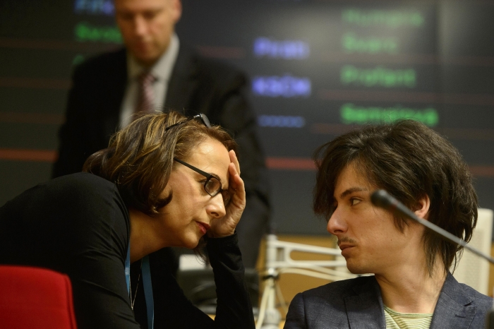 Matěj Stropnický a Adriana Krnáčová.