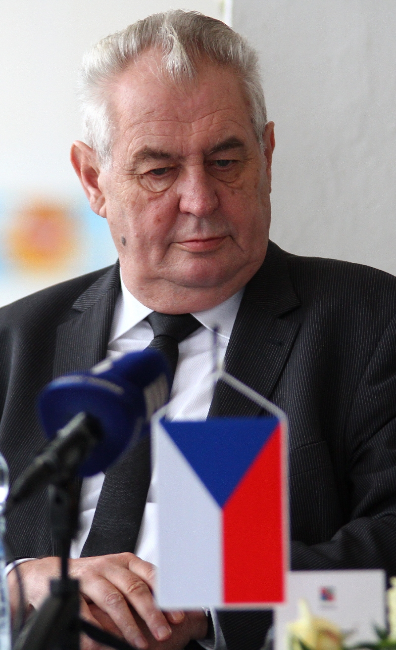 Prezident Miloš Zeman.