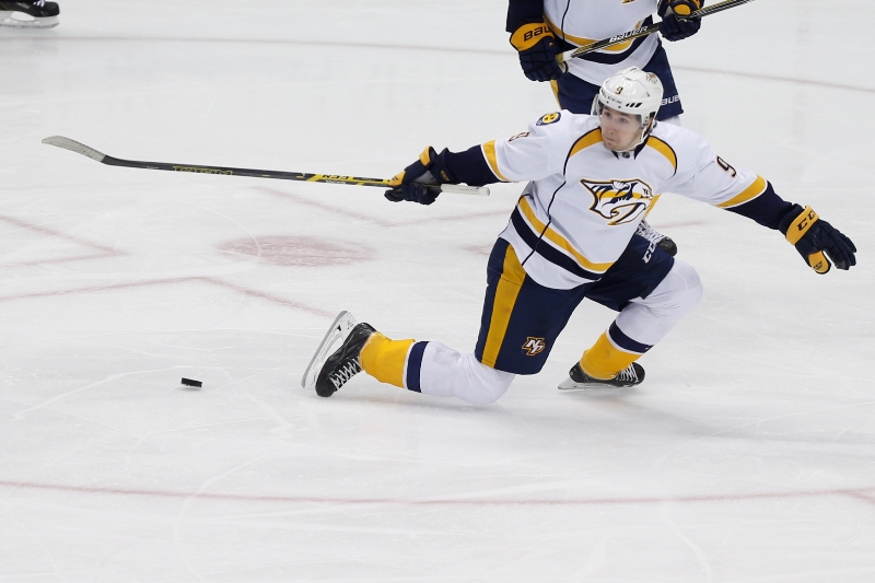 Útočník Nashvillu Filip Forsberg.