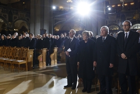 Do Berlínského dómu dorazila řada významných hostů z Německa i zahraničí.