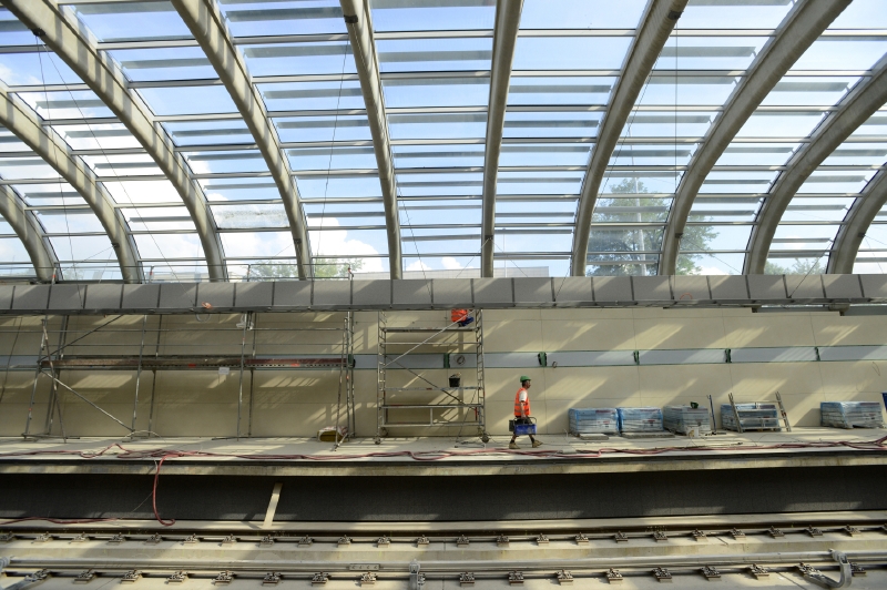 Metro A se prodlouží od dubna. Na obrázku rozestavěná stanice metra Motol. Metro A se prodlouží od dubna. Na obrázku rozestavěná stanice metra Motol.