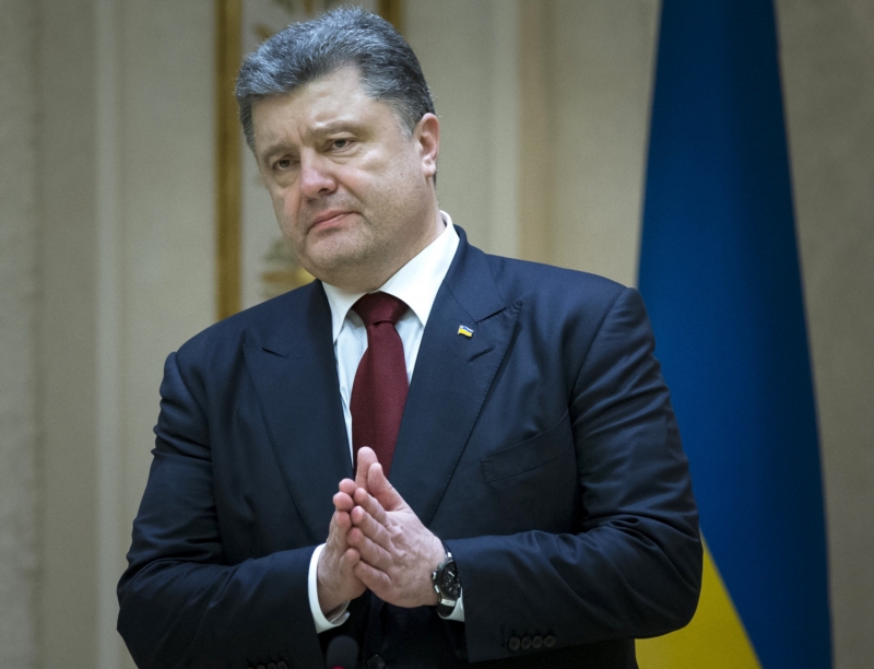Ukrajinský prezident Petro Porošenko.