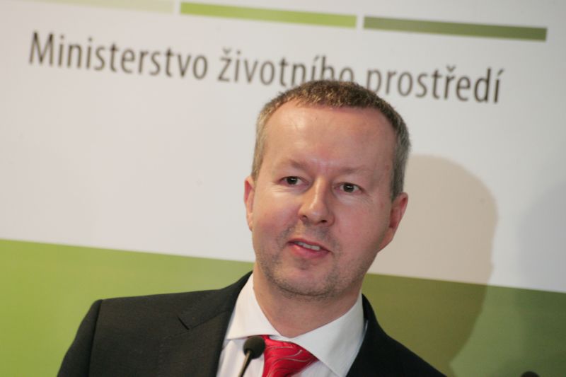 Ministr životního prostředí Richard Brabec. Ministr životního prostředí Richard Brabec.