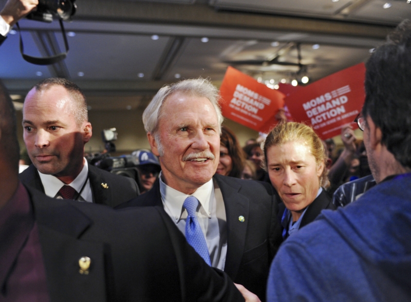 Bývalý guvernér Oregonu John Kitzhaber na srazu demokratů. Bývalý guvernér Oregonu John Kitzhaber na srazu demokratů.