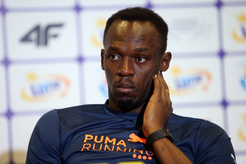 Sprinter Usain Bolt.