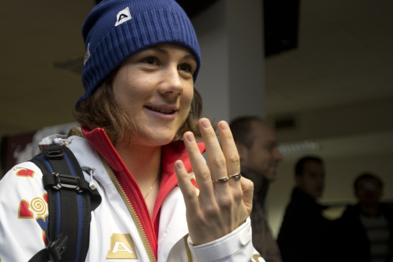 Karolína Erbanová, rychlobruslařka.