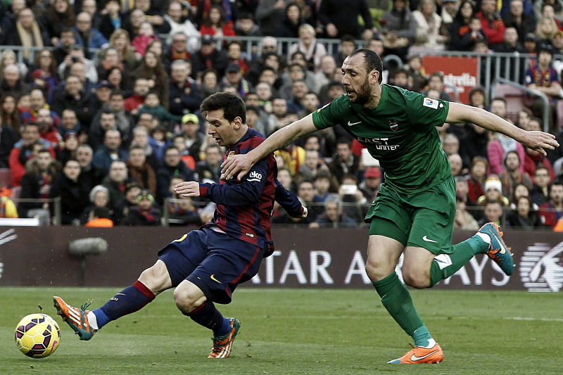 Lionel Messi první gól připravil Neymarovi a další tři dal sám.