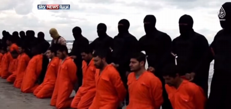 Teroristická organizace Islámský stát zveřejnila video s vraždou 21 egyptských koptů.