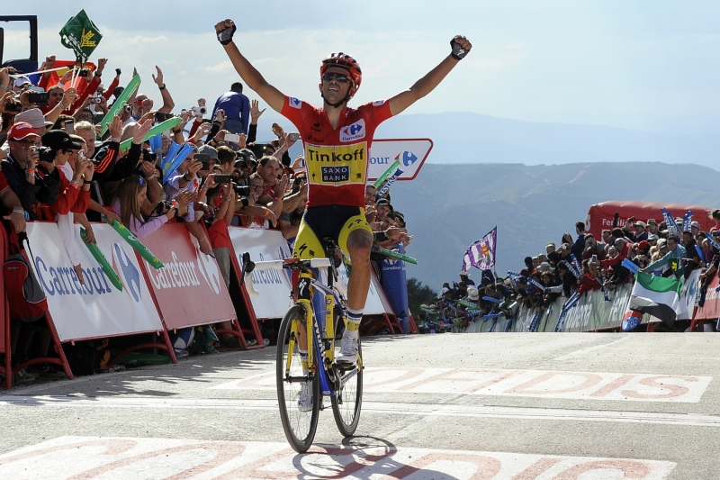 Cyklista Alberto Contador.