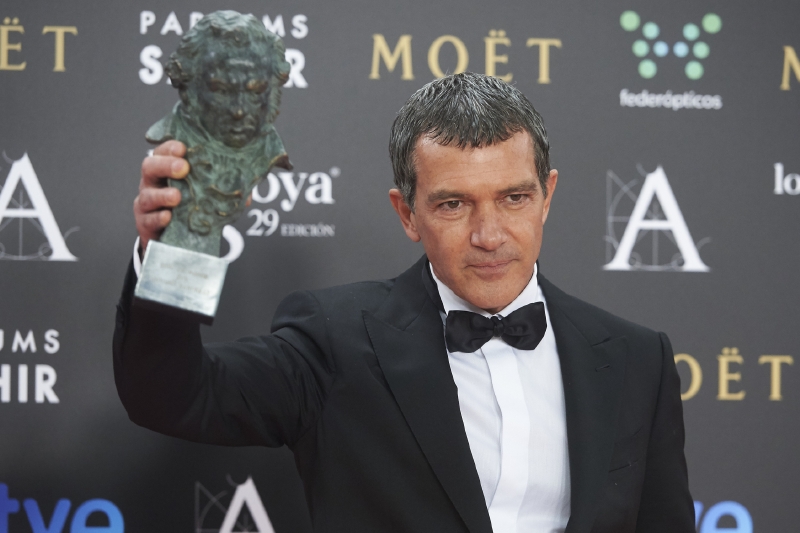 Antonio Banderas s letošním ocenění Goya.